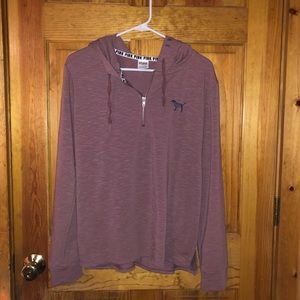 VS PINK quarter zip sweatshirt